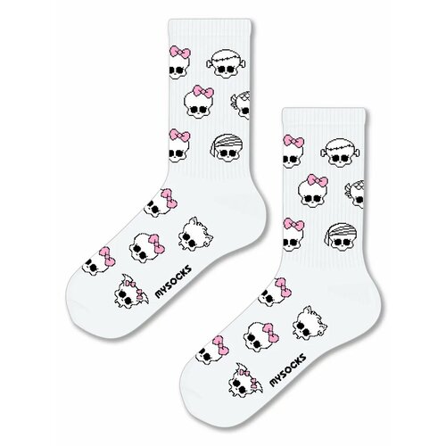 фото Носки mysocks, размер 36-43, белый