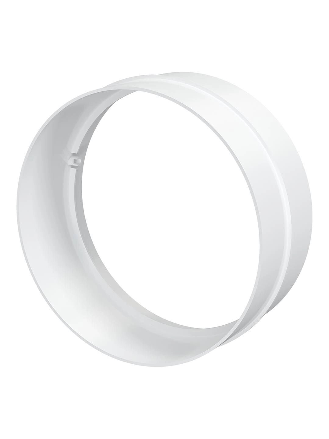 Соединитель вентиляционных каналов Era СКП, пластик, для круглых воздуховодов, длина 62мм — фото 1