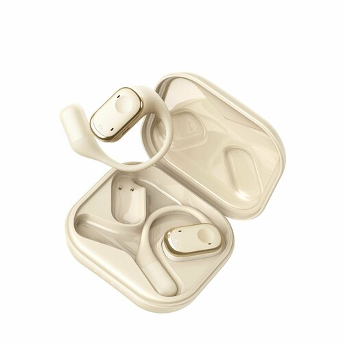 Наушники Y30 накладные голосовое управление сенсорное управление бежевые 9000₽