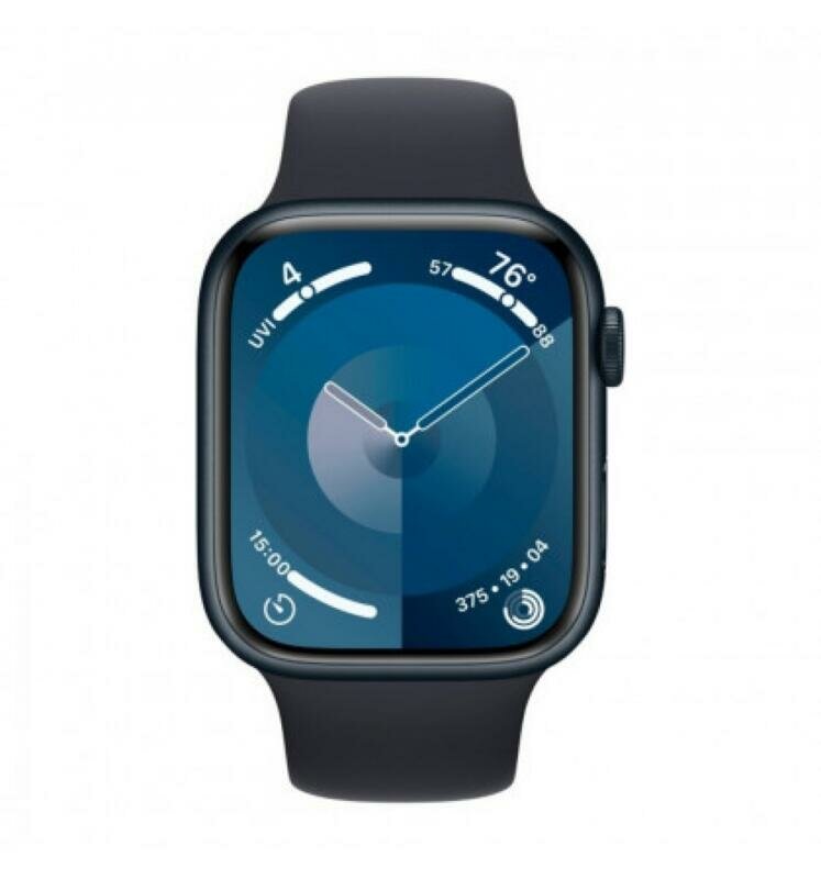 Умные часы Apple Watch Series 9 45mm Aluminium Case Midnight Sport Band S/M