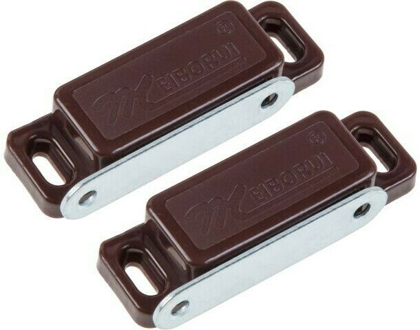 Защелка магнитная 74мм коричневая (2 шт в пакете) STARFIX