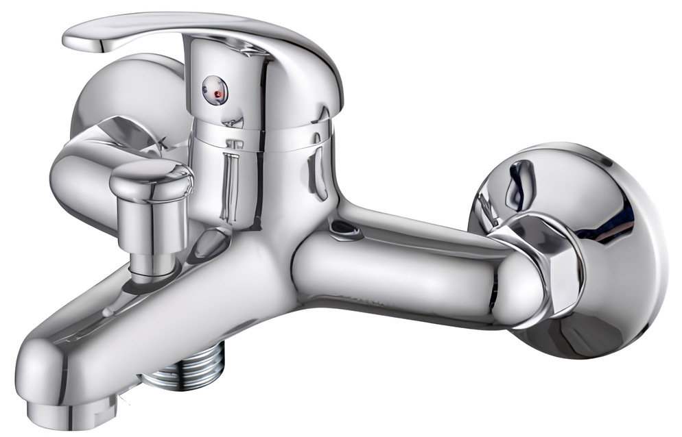 Смеситель для ванны с душем на стену ECONOCE короткий излив (EC0261) — фото 1