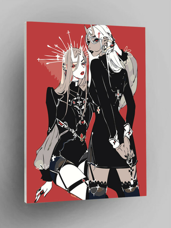 Картина по номерам "Две сестры"