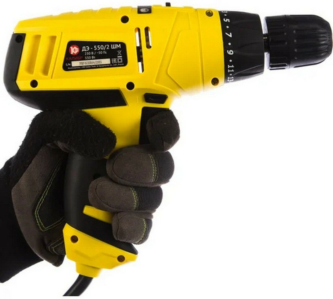 Дрель-шуруповерт Калибр ДЭ-550/2ШМ — фото 1