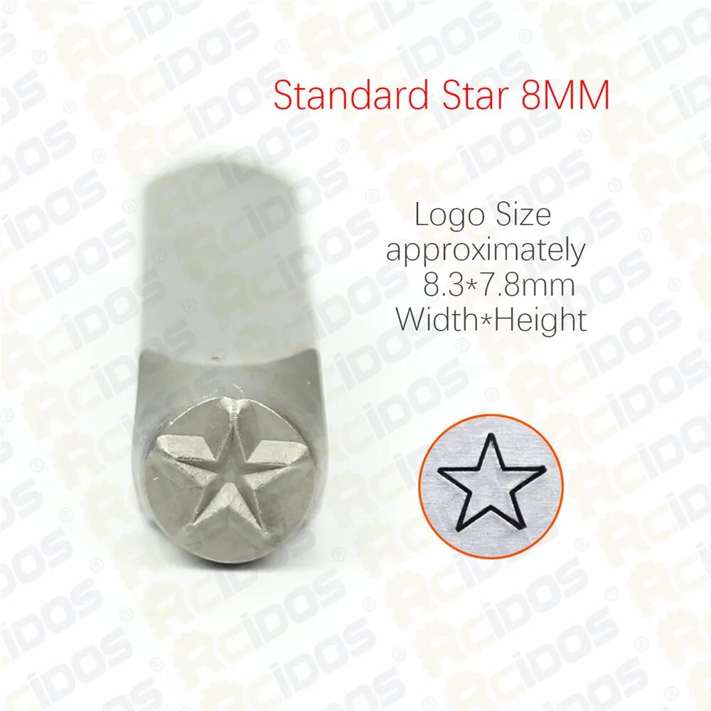 Стальные штампы Star Design 2/2.5/3/4/5/6/8 мм
