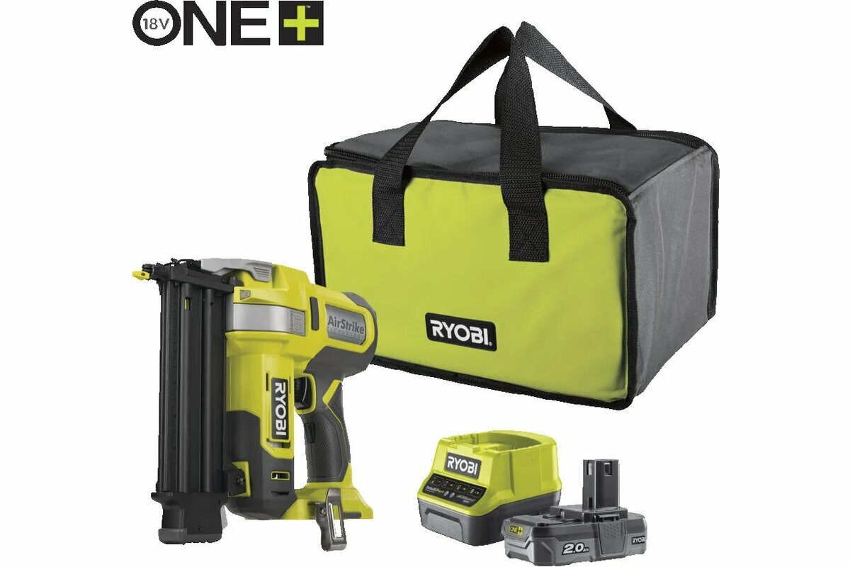 Гвоздезабиватель RYOBI R18GN18-120S щеточный тип соединения 18 В 105 гвоздей