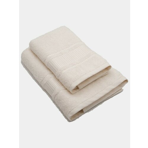 Полотенце махровое 50х80 Роял цвет белый 400г/м хл 100%