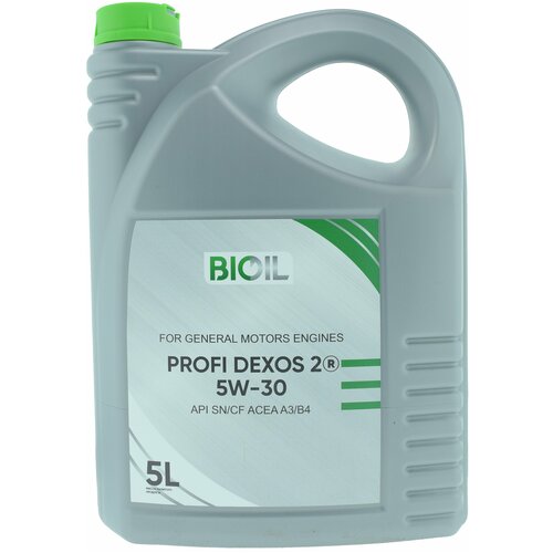 Масло моторное BIOIL PROFI DEXOS 2 5W30 5л SN/CF A3/B4