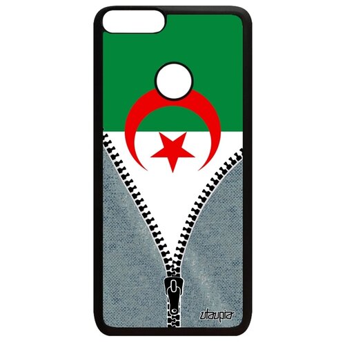 фото Чехол на мобильный p smart 2018, "флаг алжира на молнии" страна государственный utaupia