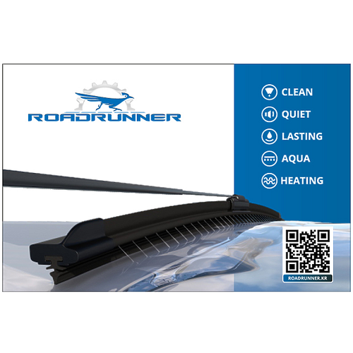 Щетка Стеклоочистителя 500 Мм Бескаркасная 1 Шт Aquablade Roadrunner Rr-500-F-Wh ROADRUNNER арт. RR-500-F-WH