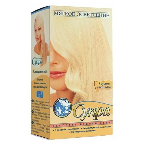 Galant Cosmetic Краска Супра, мягкое осветление с маслом, льном