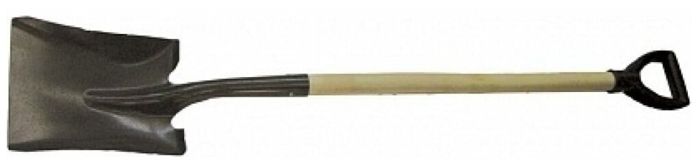 Совковая лопата РемоКолор американского типа сталь 1,5мм. с черенком в/с и V-образной ручкой, 810мм, 69-0-218