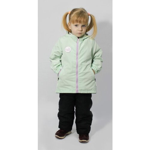 фото Ветровка эврика, размер 104, зеленый