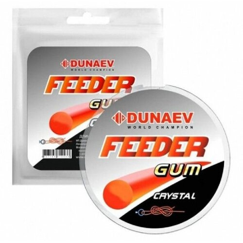 Фидергам Dunaev Feeder Gum Crystal 1.0mm, 3 шт