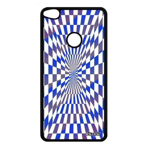 фото Чехол на мобильный huawei p8 / p9 lite 2017, "иллюзия шахмат" двухцветный движение utaupia