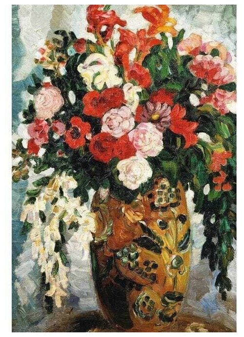 Пазл 1500 Stella: Судейкин С. Ю. Цветы в глиняной вазе