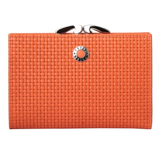 фото Кошелек petek 1855 370/1.020.89, фактура плетеная, оранжевый