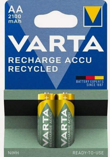 Изображение товара Аккумулятор Varta LR6 AA 2100 mAh R2U (уп 2 шт)