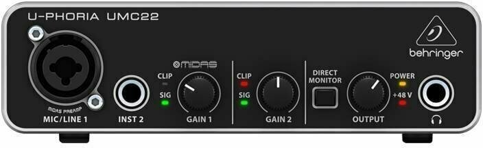 Behringer UMC22 Внешний USB интерфейс