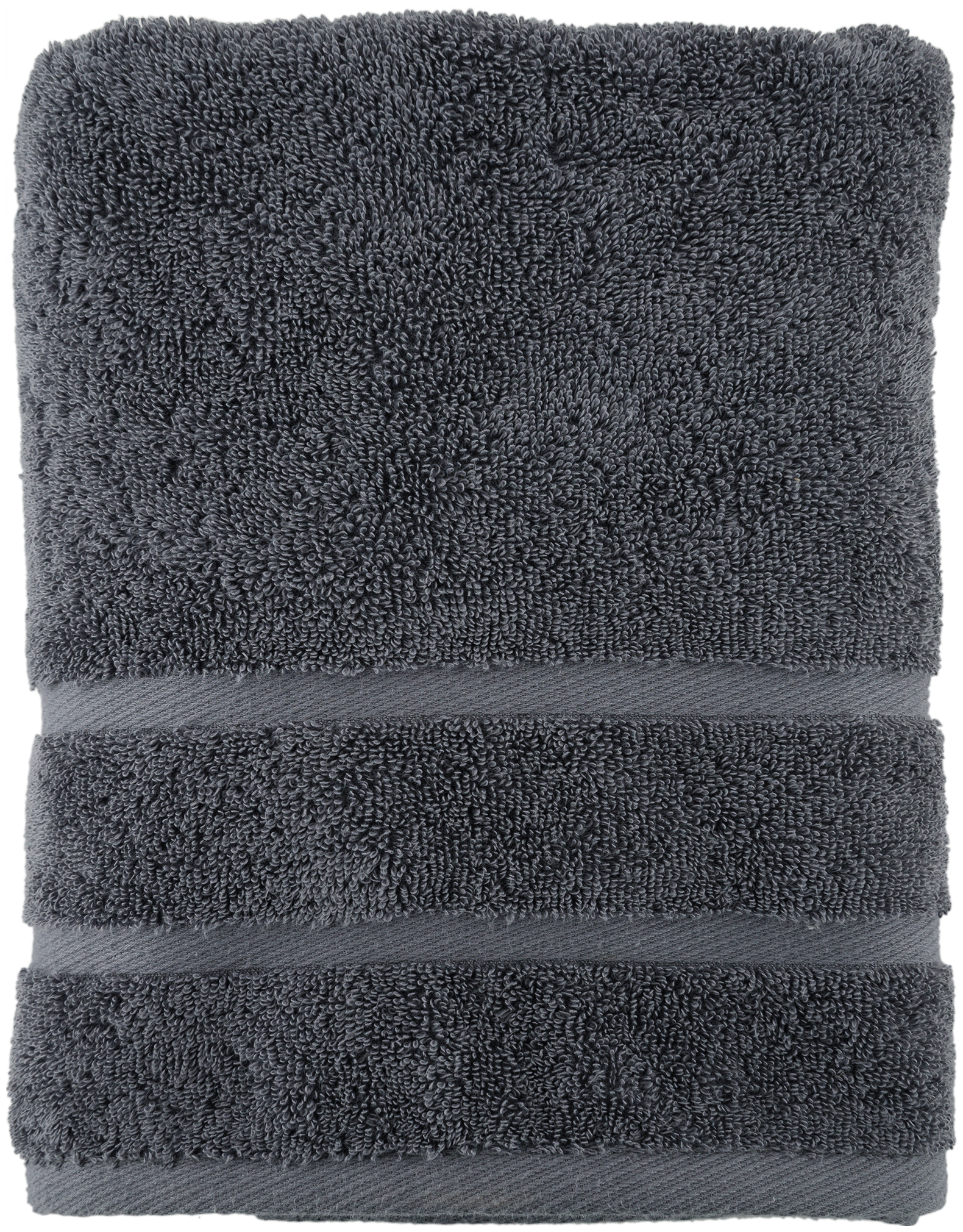 Полотенце махровое Baldric 100Х150см, цвет серый, 350г/м2, 100% хлопок - фотография № 1