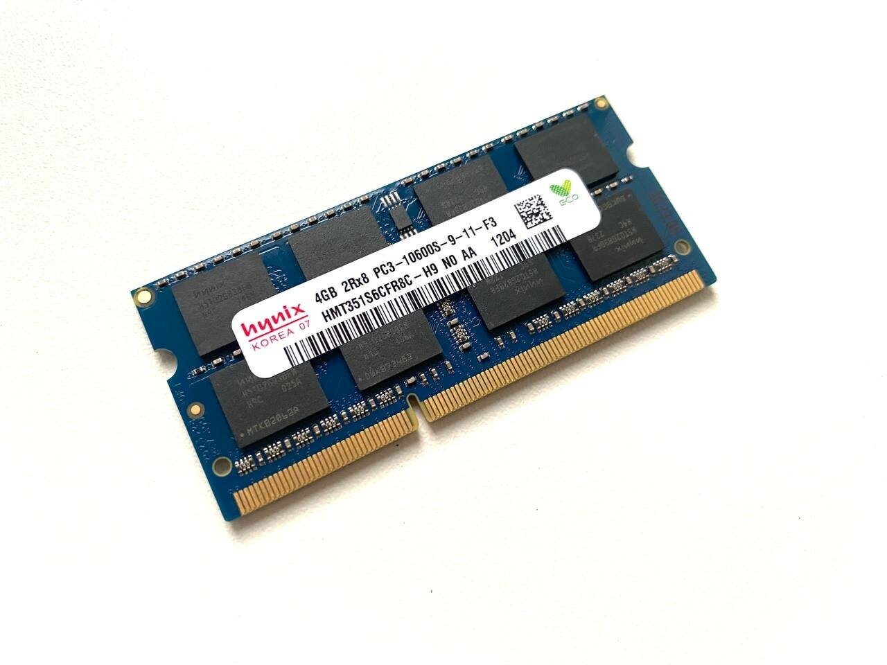 Оперативная память Hynix DDR3 4GB 1333 Мгц 1.5v 2Rx8 SODIMM для ноутбука