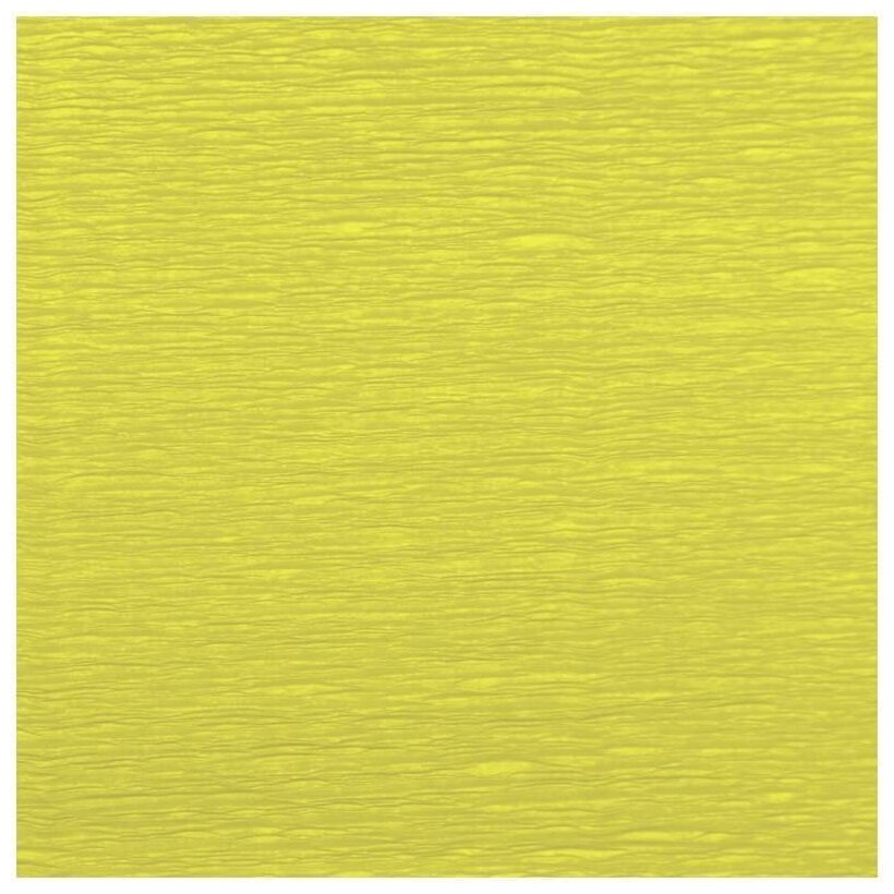 Бумага крепированная флористическая ArtSpace, 50*250см, 110г/м2, светло-желтая, в пакете (арт. 312140)