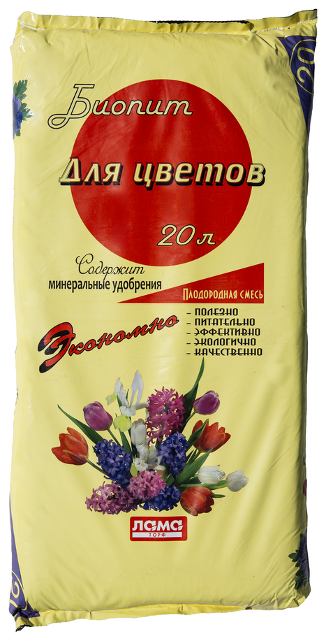 Плодородная смесь Biopeat "Для цветов" 20л.