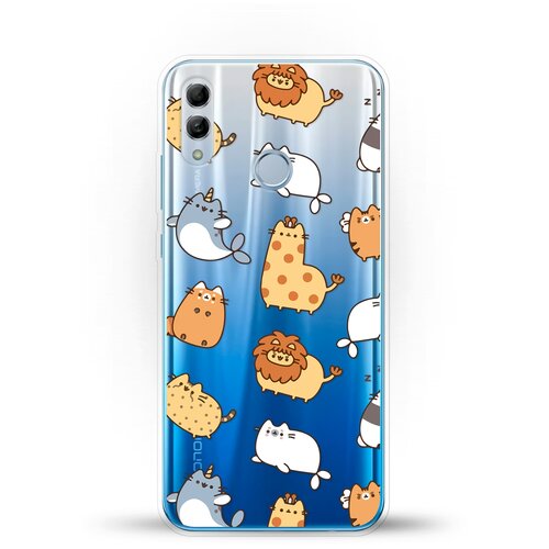 фото Силиконовый чехол котики на honor 10 lite andy & paul