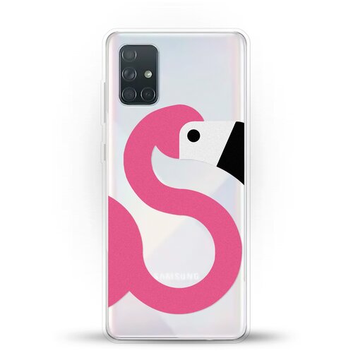фото Силиконовый чехол фламинго на samsung galaxy a71 andy & paul