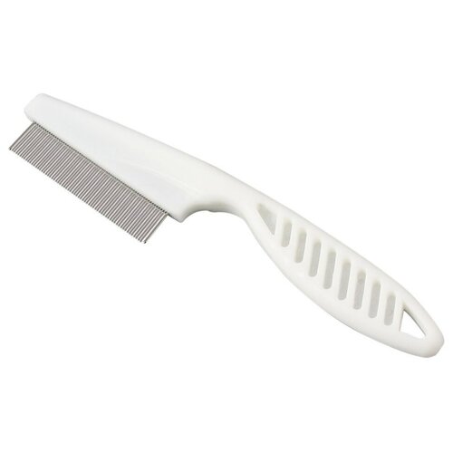 Пижон Расчёска с частыми зубьями, 18 см, пластиковая ручка, белая
