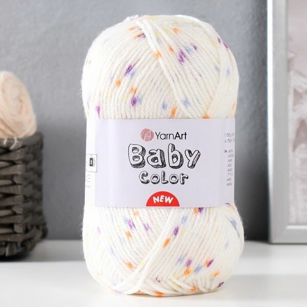 Пряжа "Baby color" 100% акрил 150м/50гр