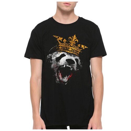 фото Футболка dream shirts панда мужская xl черная