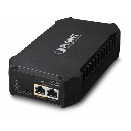 Адаптер Planet POE-175-95 dc input single port 10 100 1000mbps poe injector 24v 1a power adapter