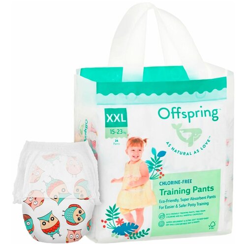 Offspring Подгузники-трусики Совы XXL (15-23 кг) 24 шт.