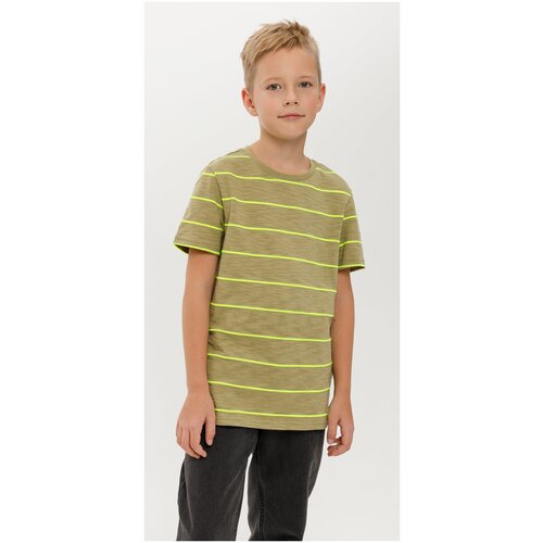 фото Футболка sela, размер 128, светло-зеленый