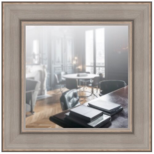 фото Зеркало в широкой раме 50 x 50 см, модель p080029 аурита