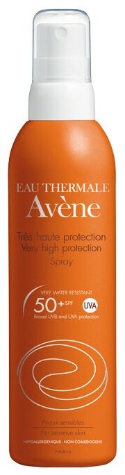 Avene (Авен) Солнцезащитный спрей SPF 50+ 200мл