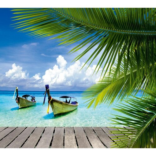 Фотообои виниловые тисненые на флизелиновой основе DeliceDecor Мальдивы И 624 300х270см