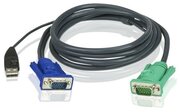 KVM кабель ATEN 2L-5203U / 2L-5203U, KVM кабель с интерфейсами USB, VGA и разъемом SPHD. ATEN 2L-5203U