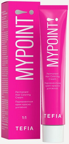 Изображение товара Крем-краска TEFIA Перманентная для волос, 60 мл 3.0 темный брюнет натуральный