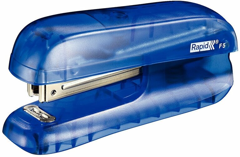 Степлер средний Rapid E26 24/6 26/6 картонная коробка синий