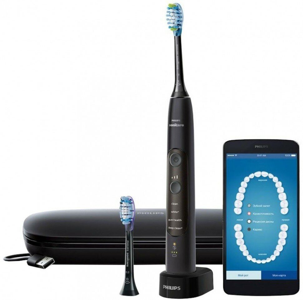 Электрическая зубная щетка Philips Sonicare ExpertClean HX9631/16