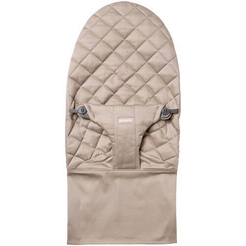 фото Чехол babybjorn extra fabric seat for bouncer bliss cotton sand gray
