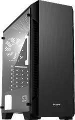 Корпус ATX Miditower Zalman S3 Black