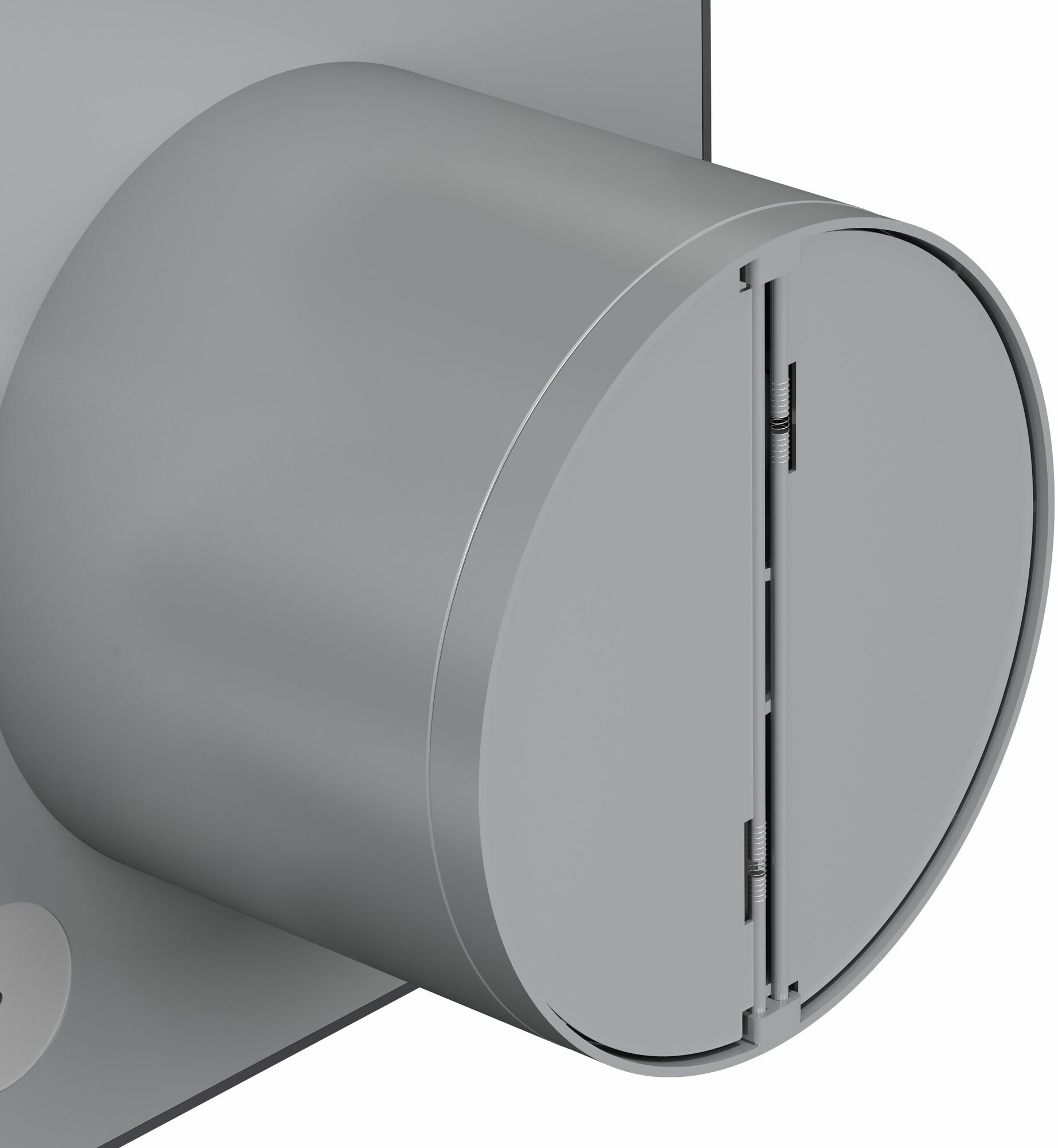Вентилятор осевой вытяжной Diciti Silent 4C D100 мм 25 дБ 90 м³/ч обратный клапан цвет темно-серый - фотография № 3