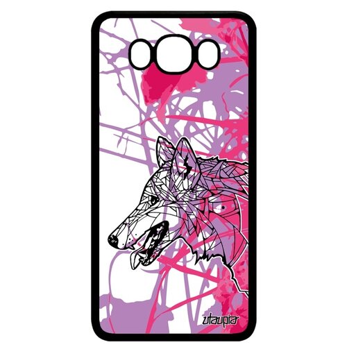 фото Чехол на смартфон galaxy j7 2016, "волк" древний хищник utaupia
