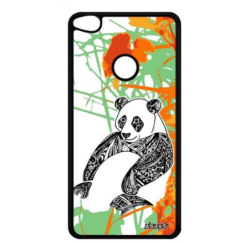 фото Чехол на смартфон p8 / p9 lite 2017, "панда" детеныш китайский utaupia