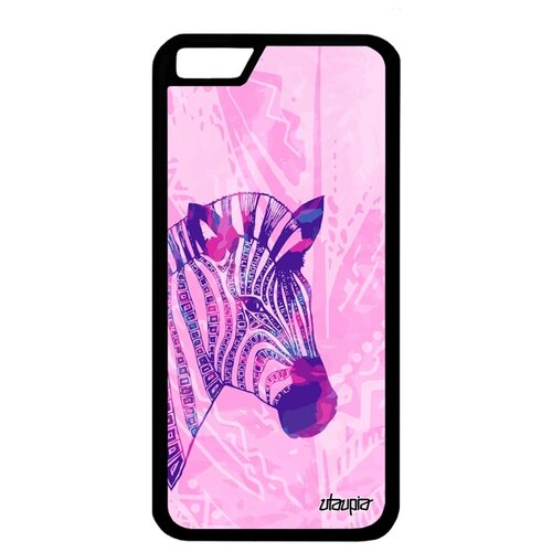 фото Чехол на мобильный iphone 6 6s, "зебра" саванна африка utaupia