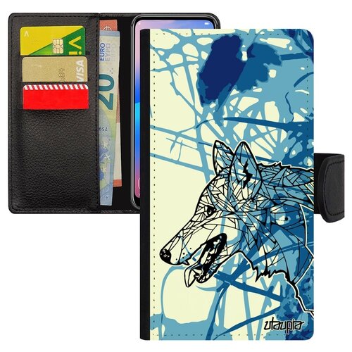 фото Чехол-книжка на мобильный iphone 7 plus, "волк" охота древний utaupia