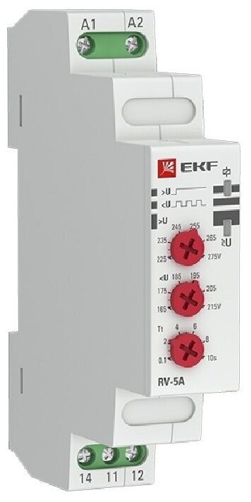 Реле напряжения EKF PROxima RV-5A (параллельное подключение)